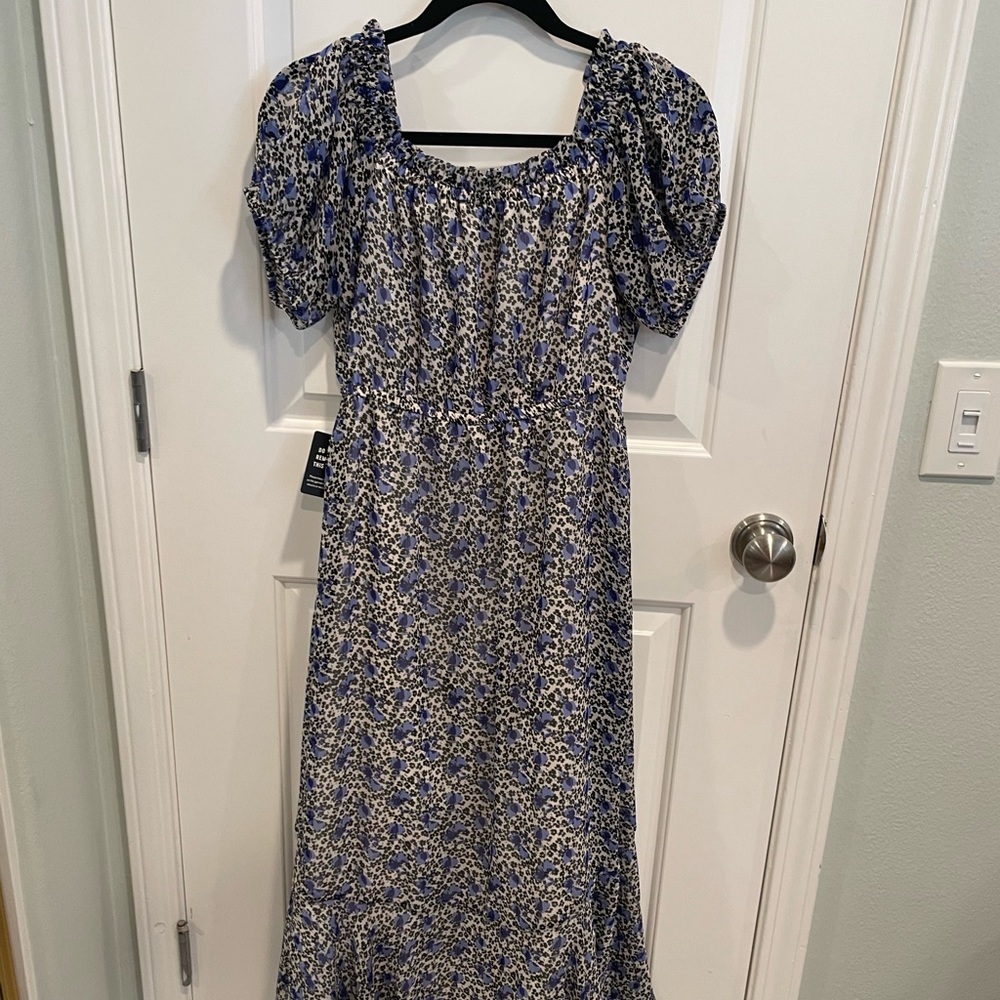 Express off the shoulder midi dress